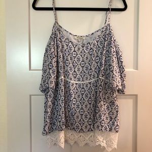 Stitch Fix Langlock Cold Shoulder Top